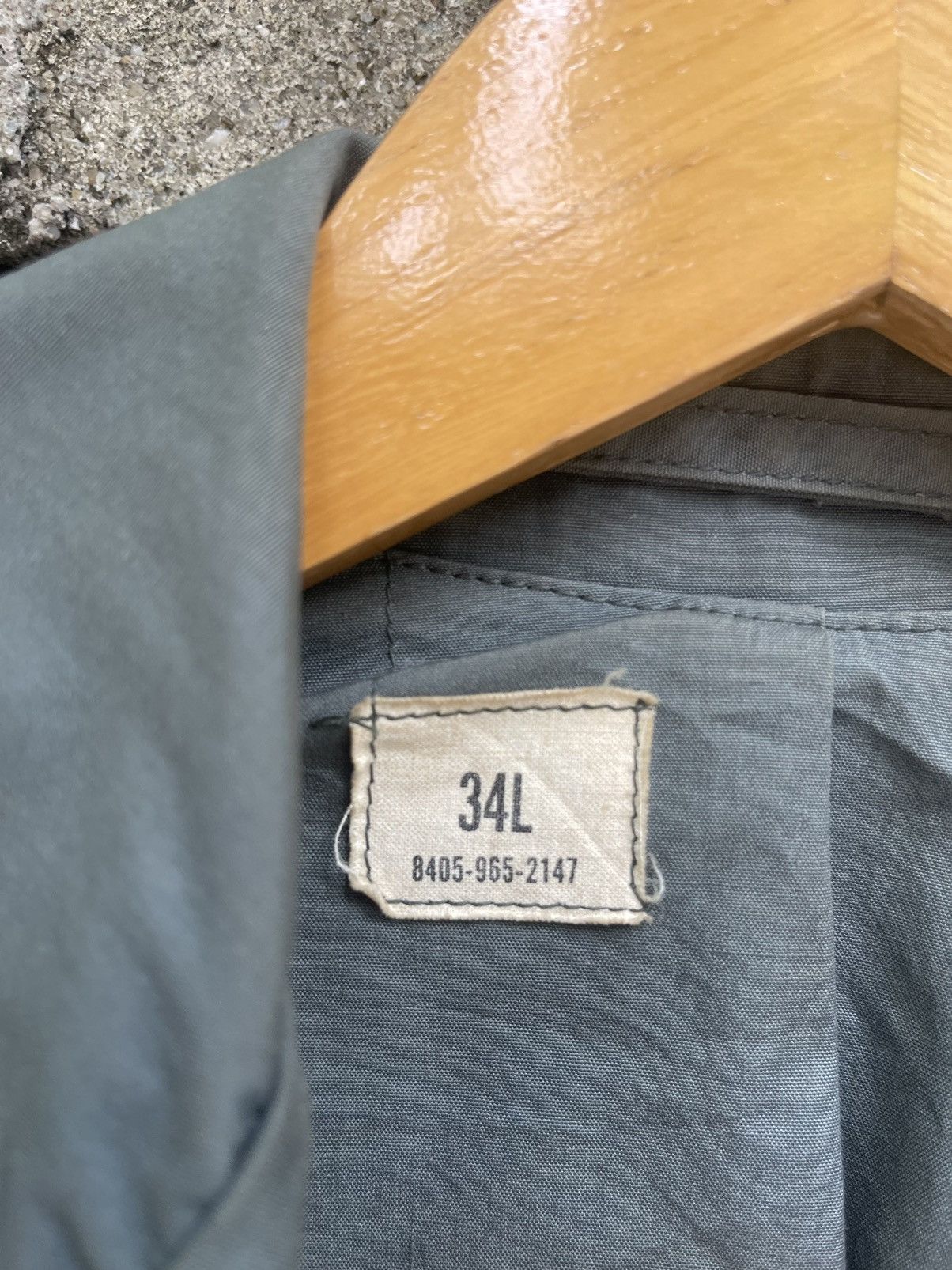 Vintage TRUE VINTAGE 60/70s MILITARY ARMY GREEN RAINCOAT JACKET Size US M / EU 48-50 / 2 - 5 Thumbnail