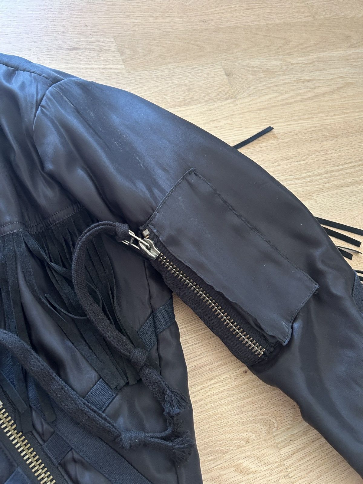 Greg Lauren Greg Lauren Black Tails Flight Jacket Size US M / EU 48-50 / 2 - 10 Thumbnail
