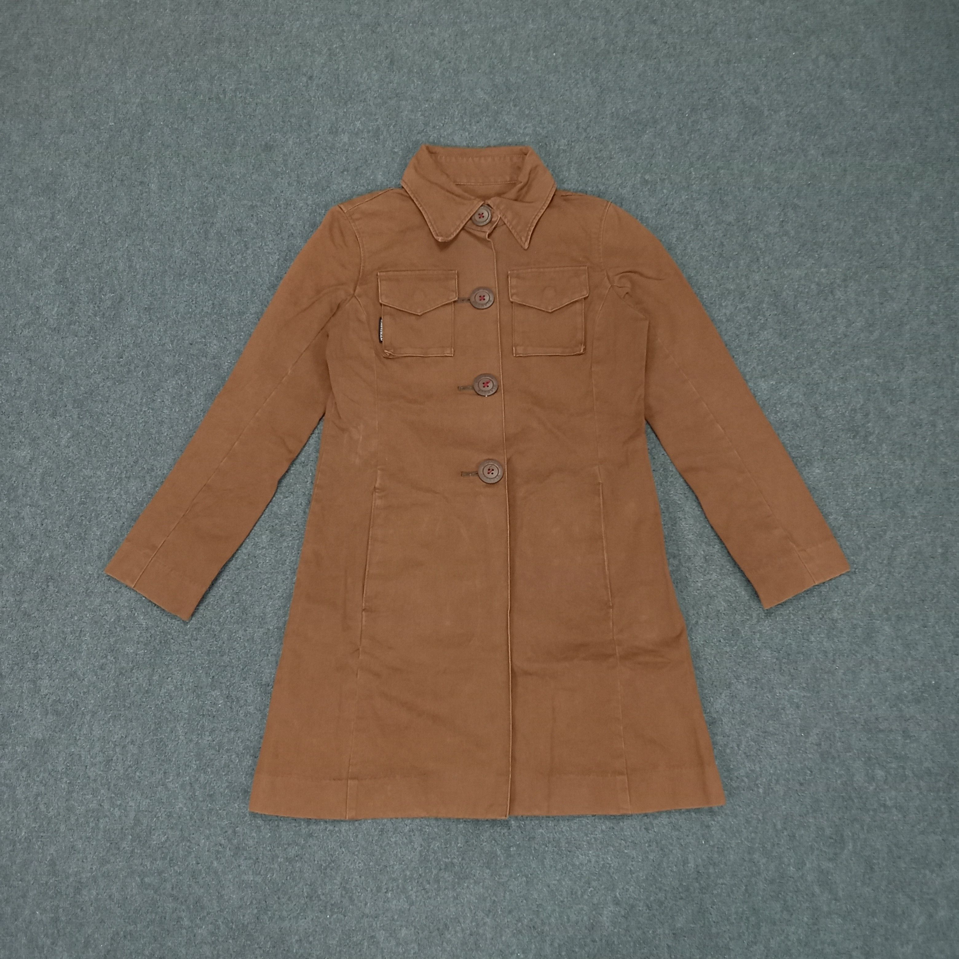 Hysteric Glamour Hysteric Glamour Japanese Brand Custom Art Trench Jacket Size US XS / EU 42 / 0 - 4 Thumbnail