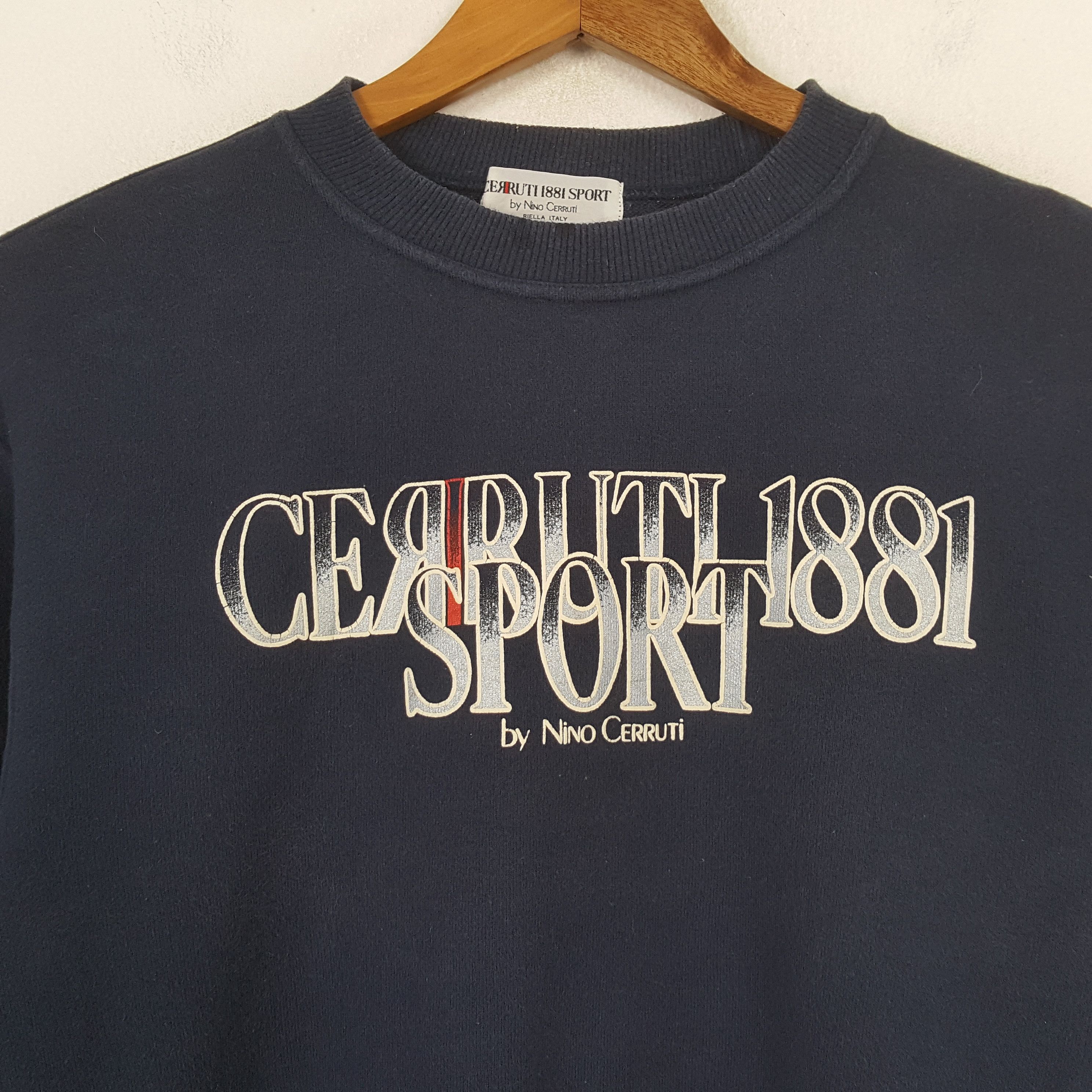 Cerruti 1881 × Vintage Vintage CERRUTI 1881 Sport Italian Brand Sweatshirt C290N6 Size US M / EU 48-50 / 2 - 2 Thumbnail