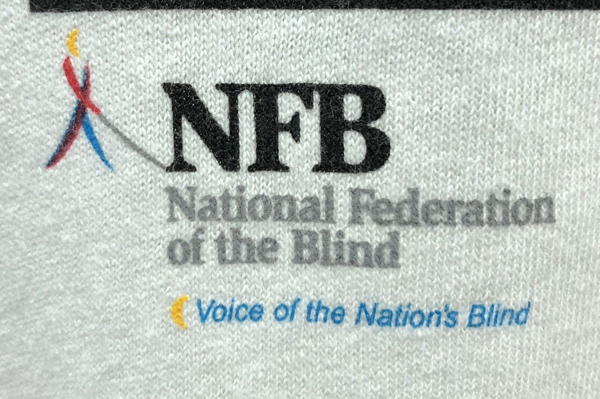 Vintage Vintage Freedom NFB National Federation Of The Blind T-Shirt Size US M / EU 48-50 / 2 - 4 Thumbnail