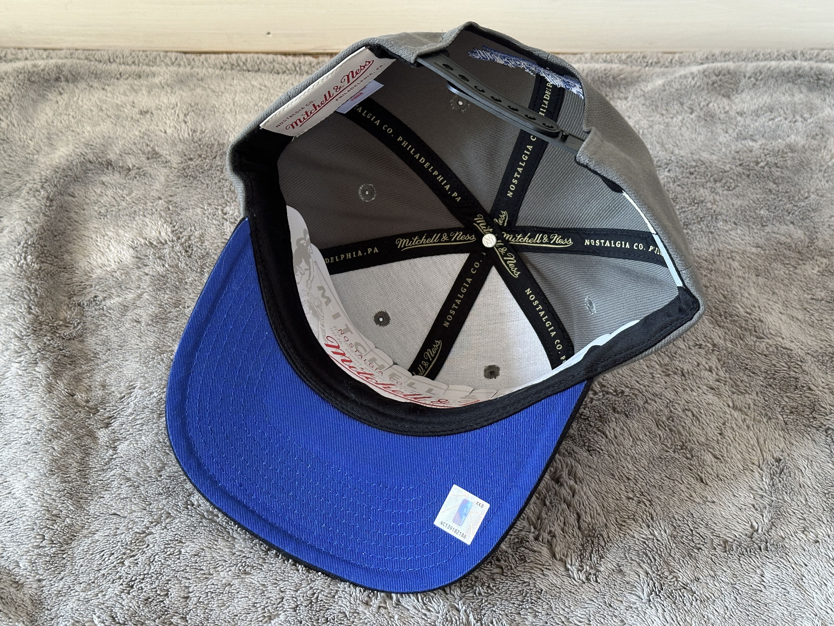Mitchell & Ness Mitchell & Ness LA Clippers Snapback - Charcoal/Black Size ONE SIZE - 4 Thumbnail