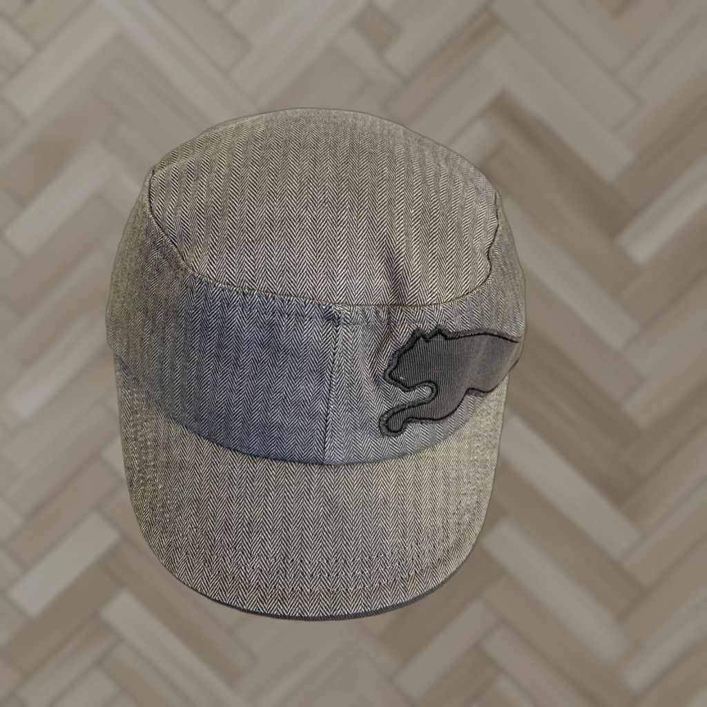 Puma PUMA Gray Baseball Cap Logo Off Center L/XL Unisex Adults Size ONE SIZE - 1 Thumbnail