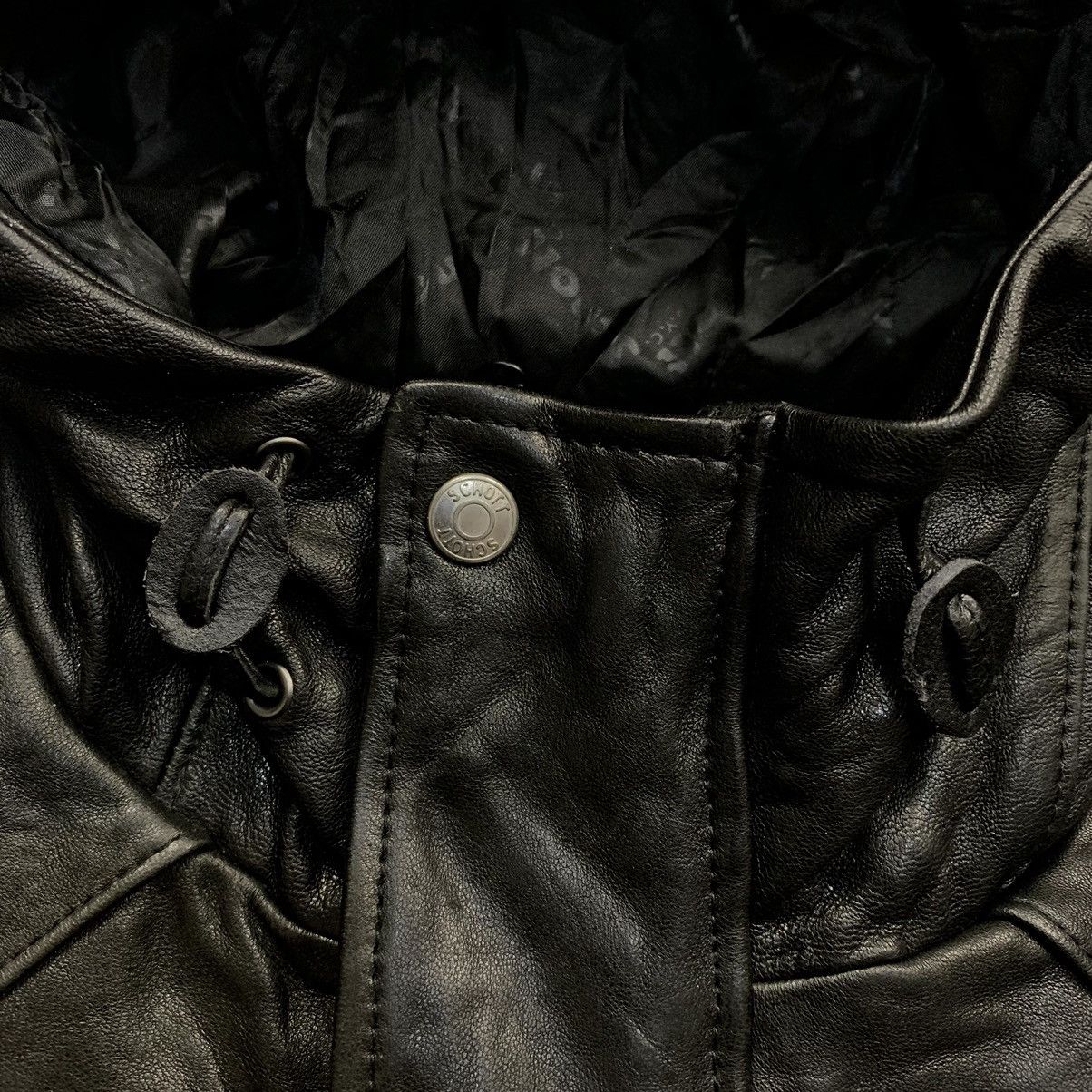 RRL Ralph Lauren × Schott Schott Hooded bikers leather jacket Size US M / EU 48-50 / 2 - 9 Thumbnail