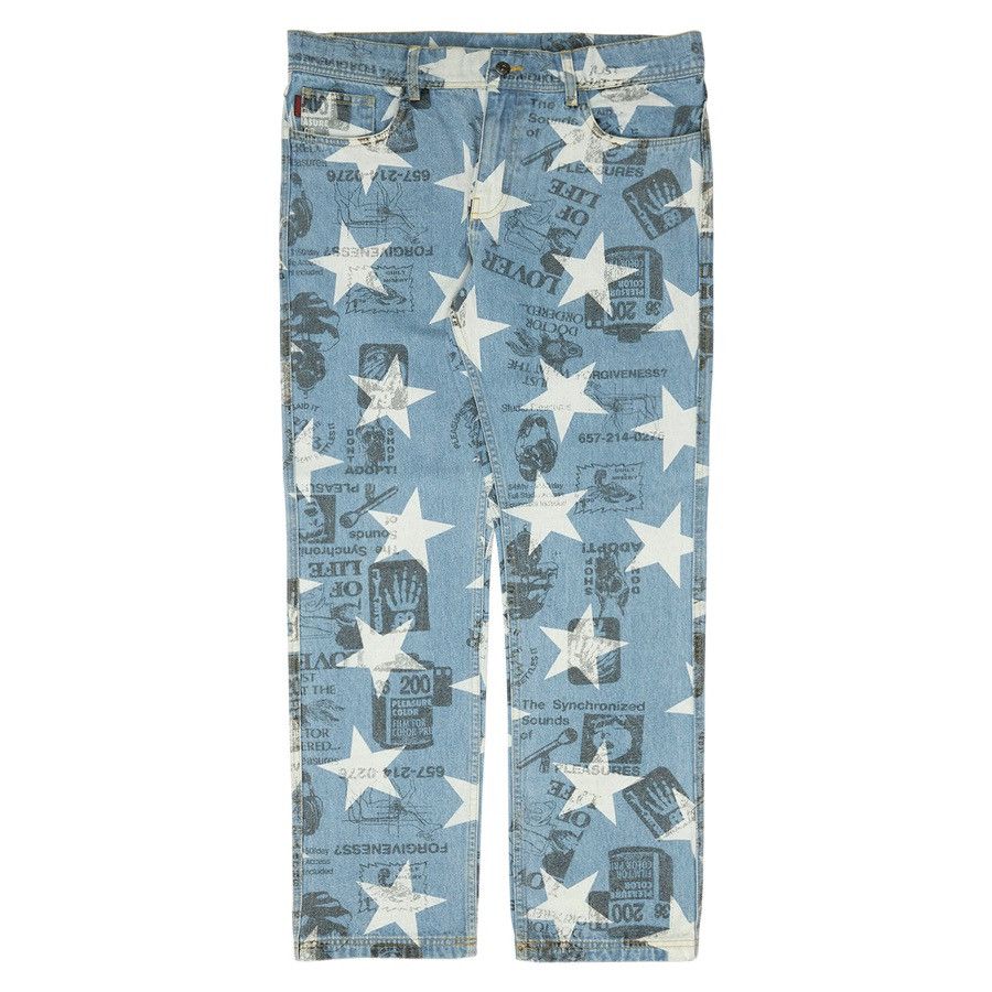 Pleasures Pleasures poppy denim Size US 34 / EU 50 - 1 Thumbnail
