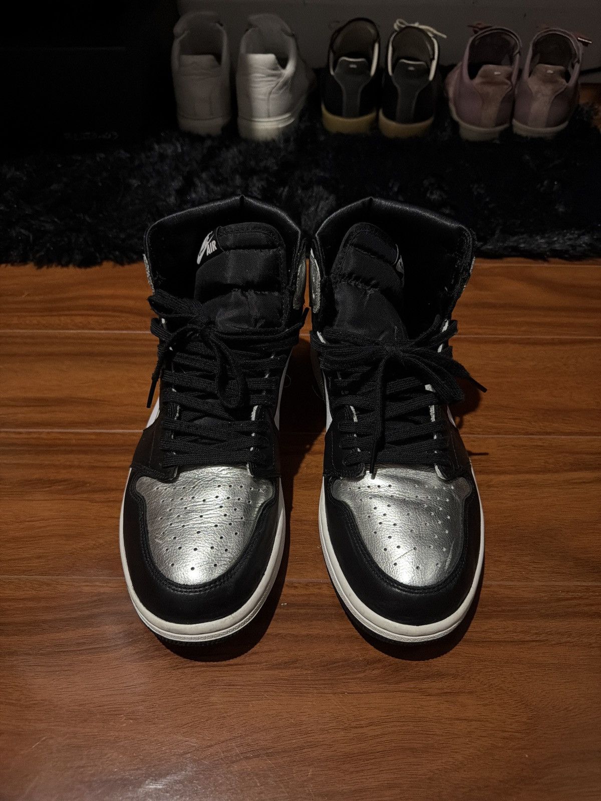 Jordan Brand Jordan 1 silver toe Size US 12 / IT 42 - 4 Thumbnail