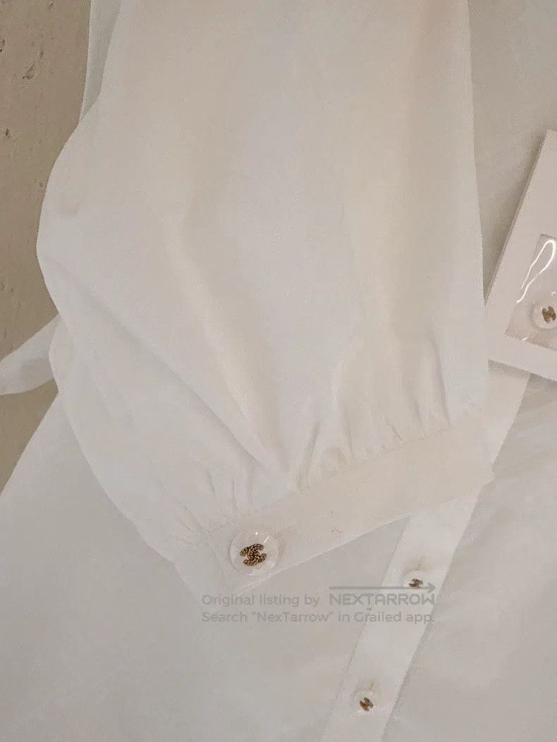 Chanel Chanel 23B Autumn and Winter Preview White Dark Patterned Size XS / US 0-2 / IT 36-38 - 6 Thumbnail