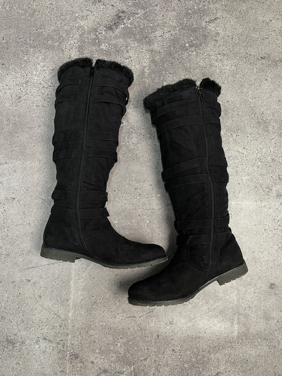 If Six Was Nine Vintage Like Maison Margiela Belted Leather Biker Boots Size US 9 / EU 42 - 8 Thumbnail