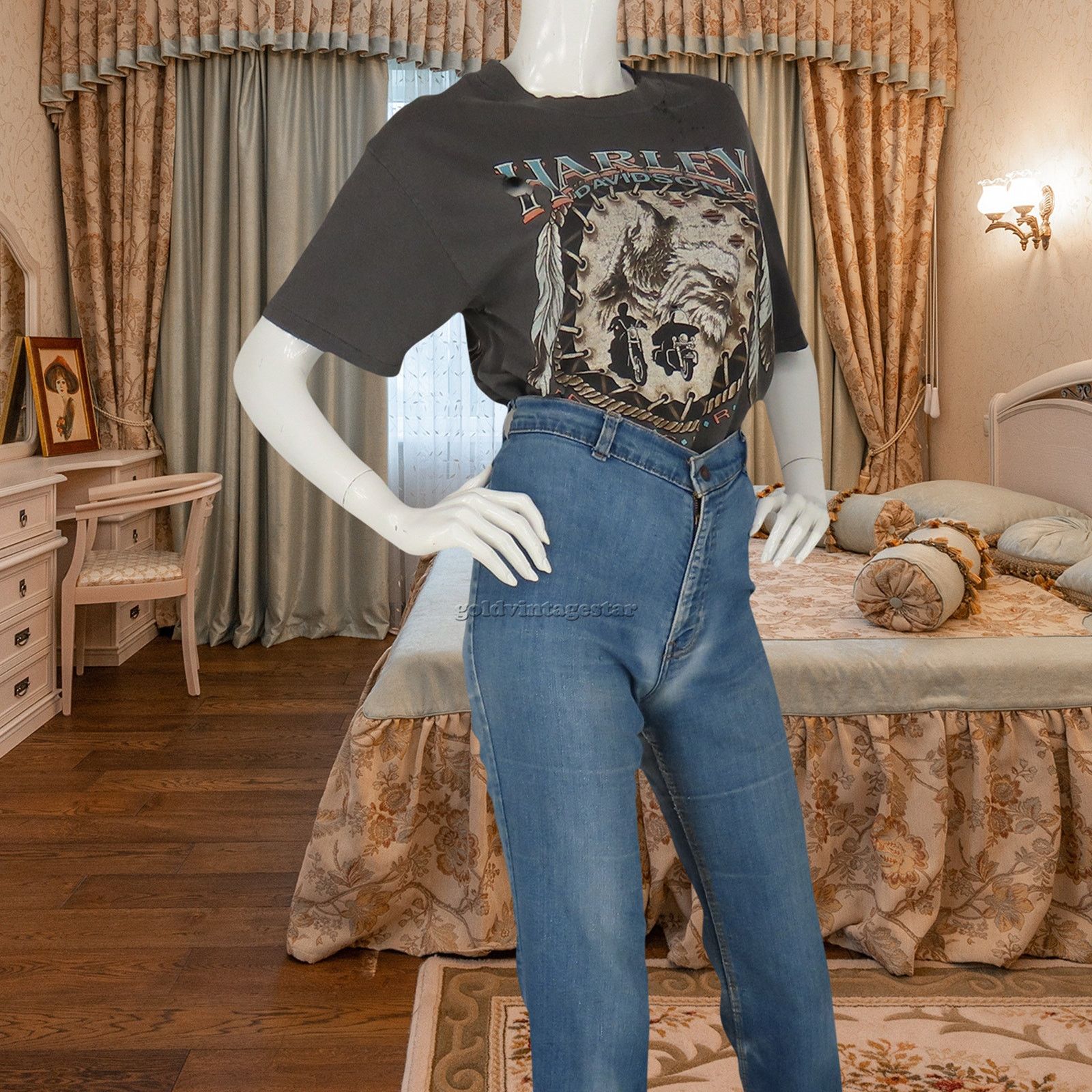 Other Vintage Harley Davidson Eagle Wolf Dream Catcher Tee L Size L / US 10 / IT 46 - 8 Thumbnail