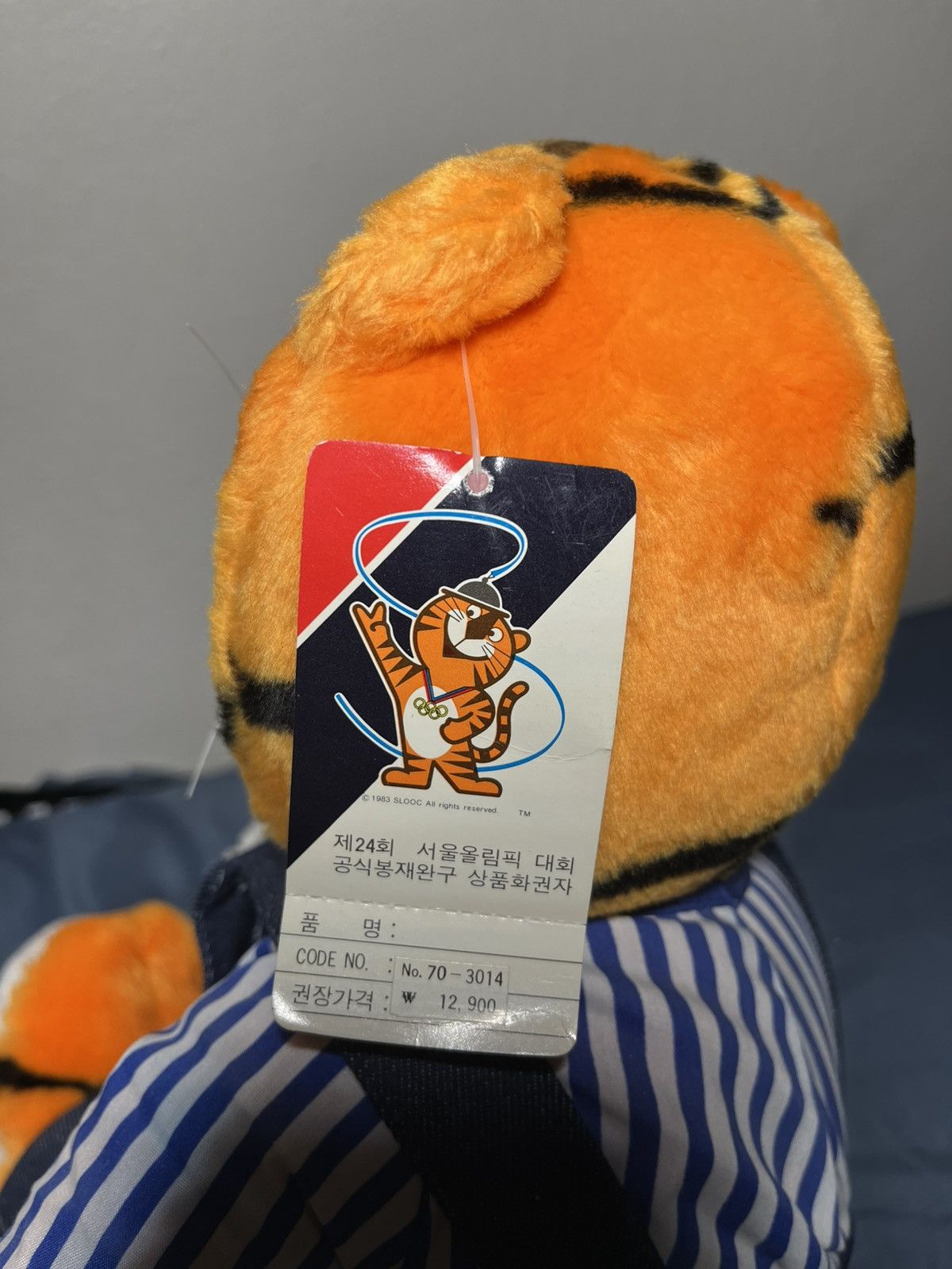 USA Olympics Official Mascot Tiger Seoul 1988 Olympics South Korea Games Size ONE SIZE - 3 Thumbnail