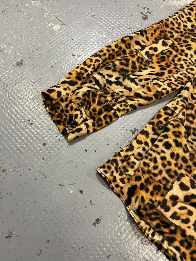 Just Cavalli AW2020 Cavalli Leopard Print Silk Savage Shirt Size US S / EU 44-46 / 1 - 8 Thumbnail