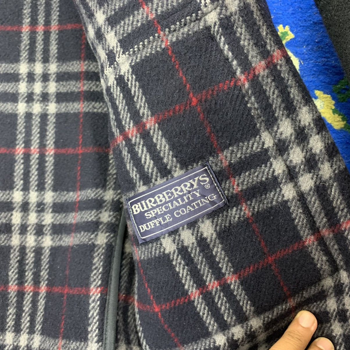 Burberry × Burberry Prorsum VINTAGE BURBERRYS OF LONDON TARTAN DUFFLE COAT Size US M / EU 48-50 / 2 - 12 Thumbnail