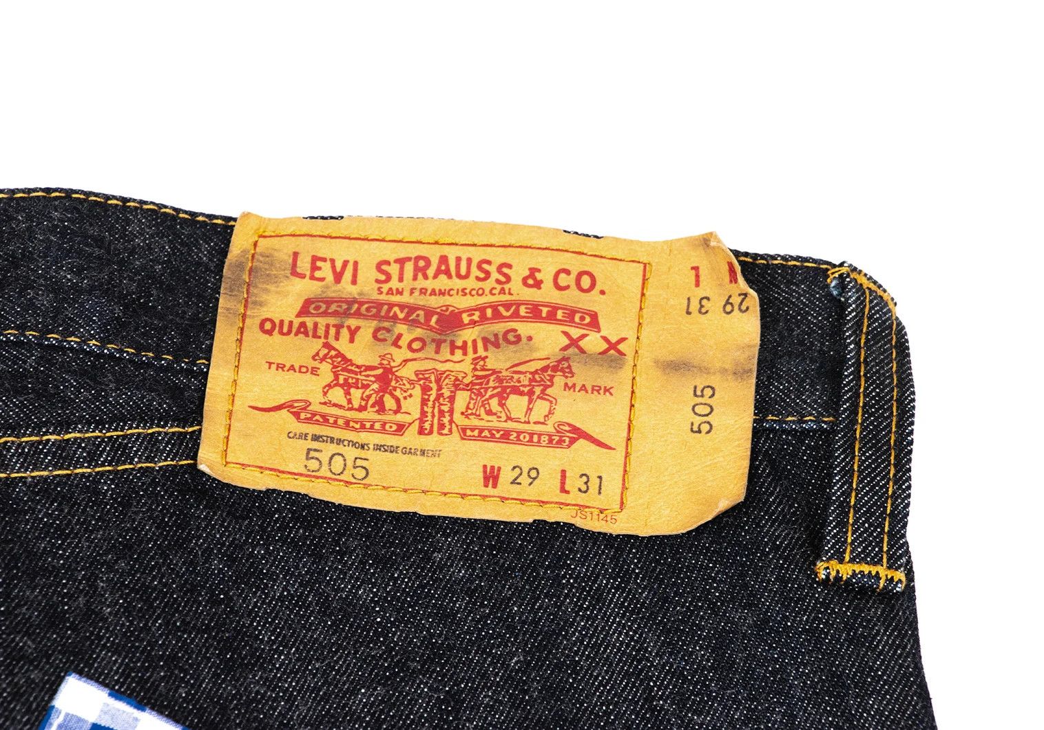 Junya Watanabe Indigo Gingham Check Pocket Denim Pants Size S Size US 38 / EU 54 - 11 Thumbnail