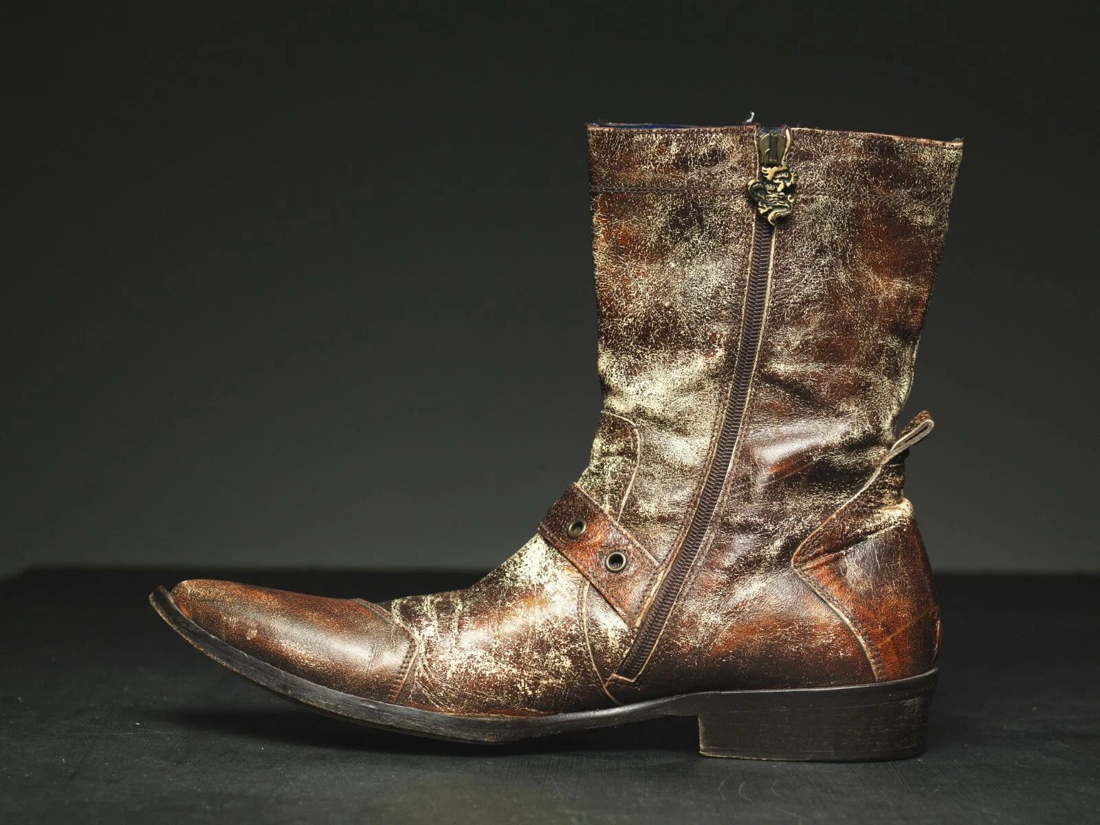 Mark Nason Mark Nason SKIDWAY Dragon Rock Boots Distressed Brown Size US 9 / EU 42 - 8 Thumbnail