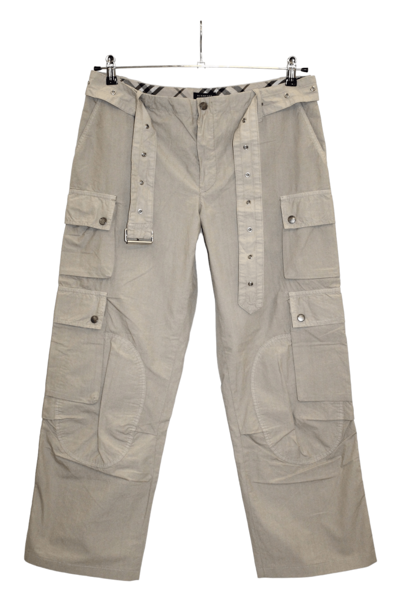 Burberry Burberry London Belted Multipockets Wide-leg Parachute Pants Size US 32 / EU 48 - 12 Thumbnail