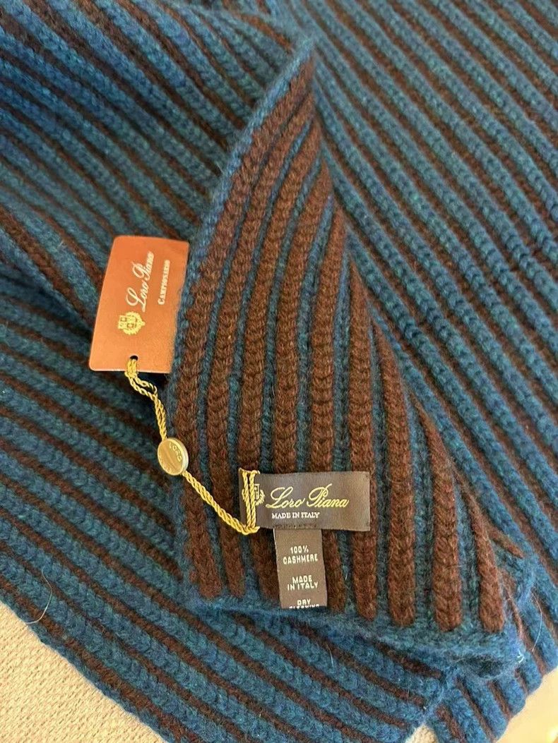 Other LORO PIANA Cashmere woven scarf Size ONE SIZE - 3 Thumbnail