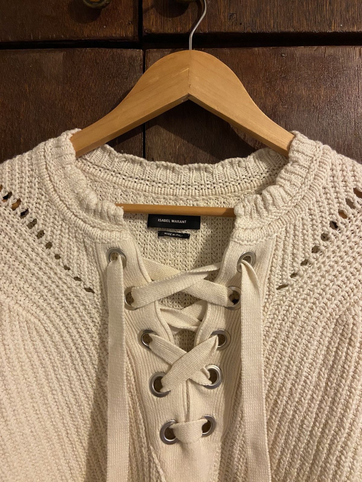 Isabel Marant lace up Knit jumper Size S / US 4 / IT 40 - 3 Thumbnail