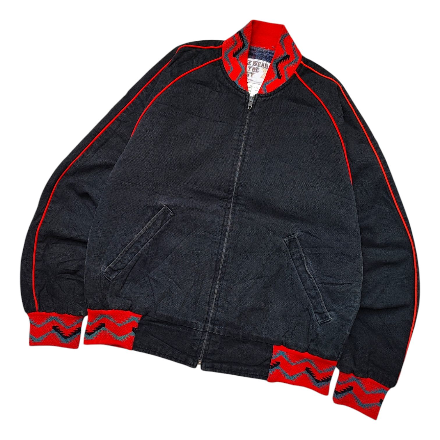 Vintage Vintage The Wear Of The West Bomber Blanket Lined Jacket Size US S / EU 44-46 / 1 - 4 Thumbnail