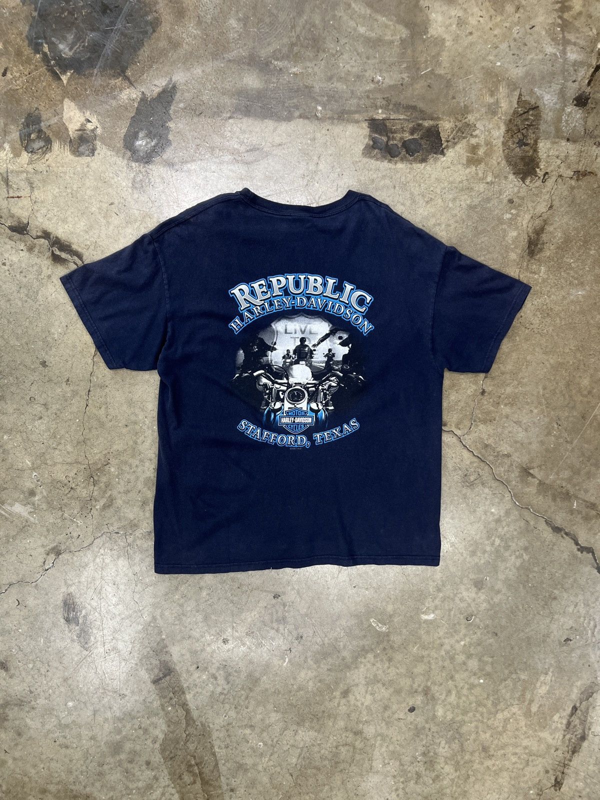 Harley Davidson Vintage Harley Davidson Thunder Turn It Up Motorcycle XXL Size US XXL / EU 58 / 5 - 5 Thumbnail