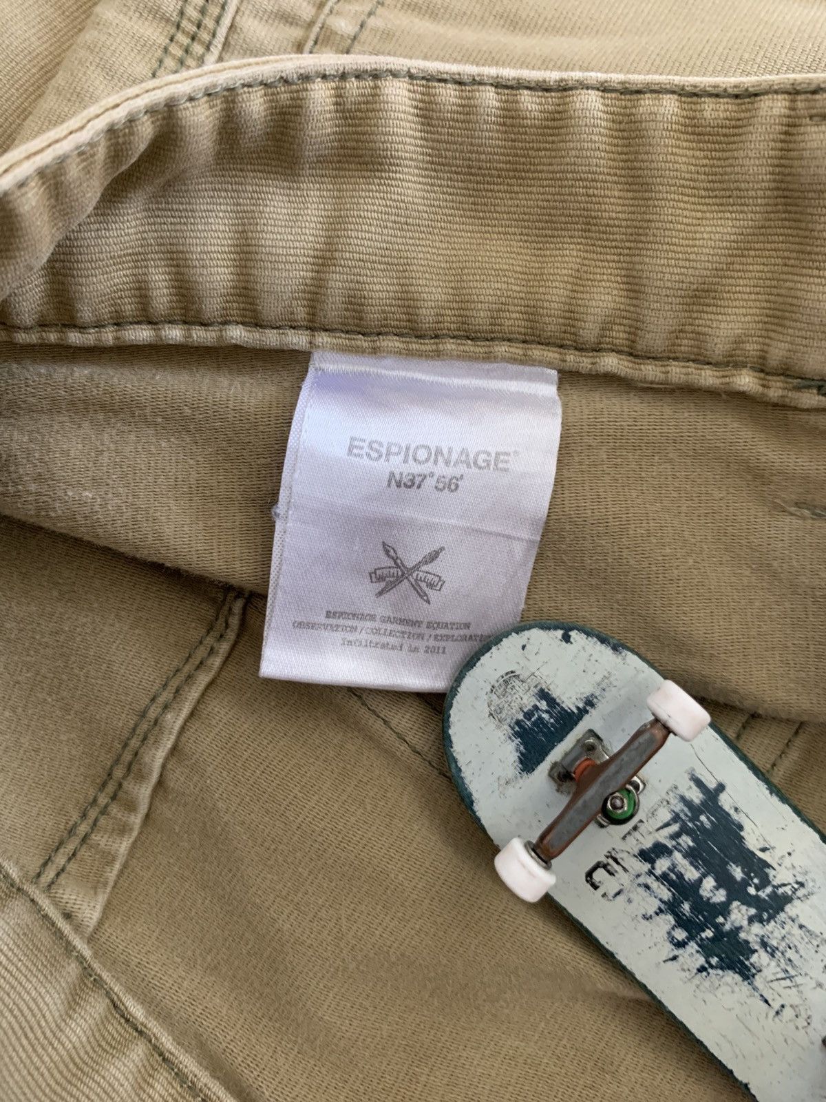 Japanese Brand Espionage Military 13 Star Button Canvas Trousers Size US 32 / EU 48 - 5 Thumbnail