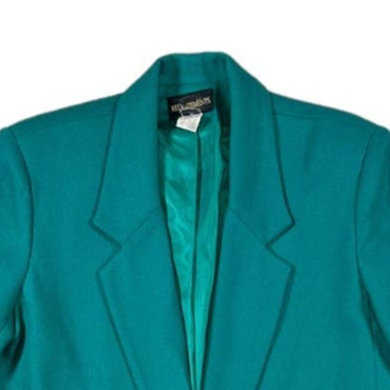 NBDN Nobrandedon Requirements Suit Blazer in Green | Size 10 Size L / US 10 / IT 46 - 3 Thumbnail