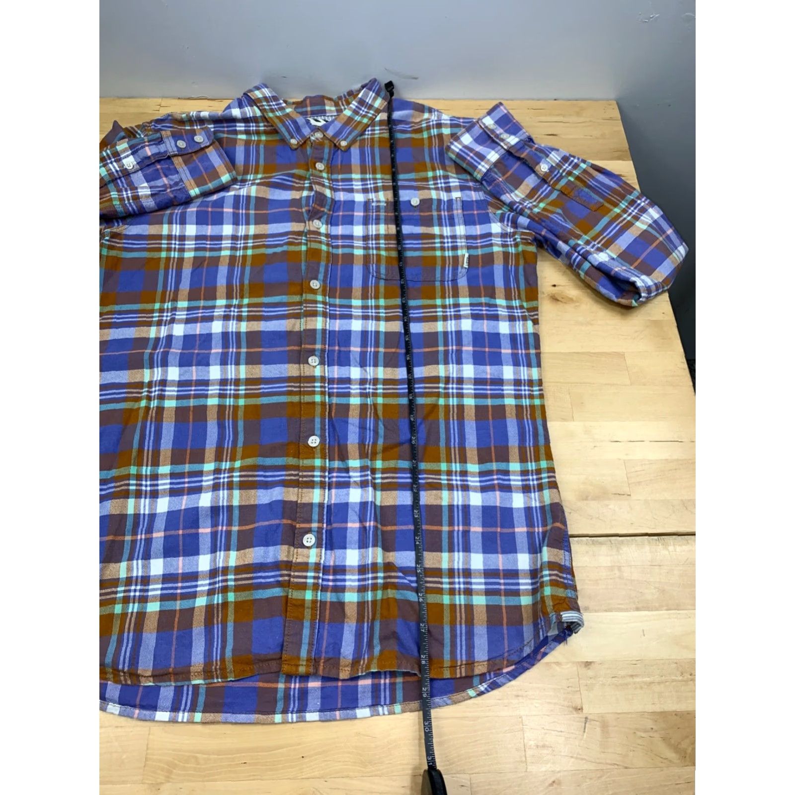 Vans Vans Off the Wall Button Up Shirt Mens L Plaid Long Sleeve Casual Size US L / EU 52-54 / 3 - 3 Thumbnail