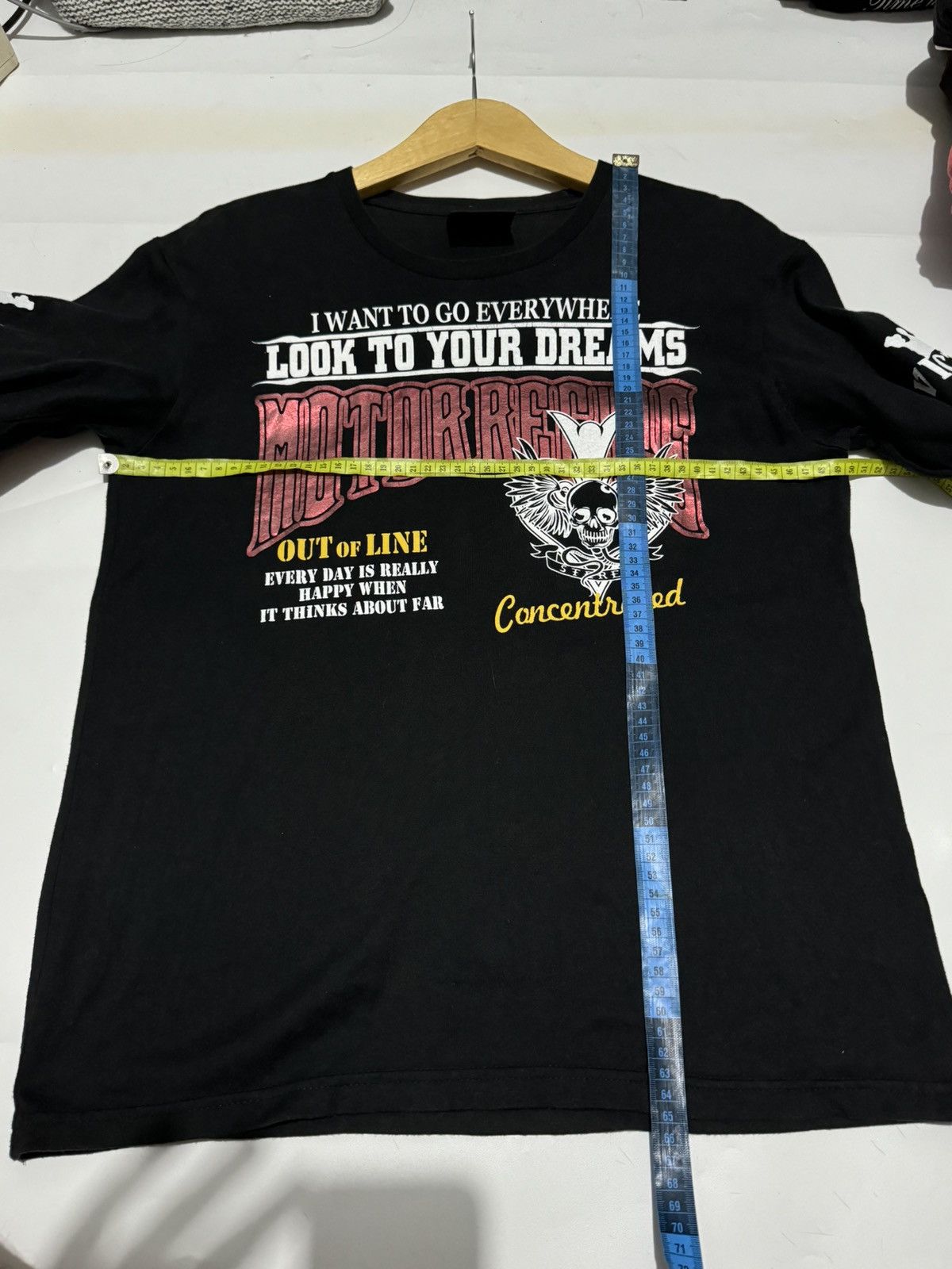 Hysteric Glamour × Japanese Brand × PPFM Japanese Blue Showers Skulls long sleeve Size US M / EU 48-50 / 2 - 6 Thumbnail