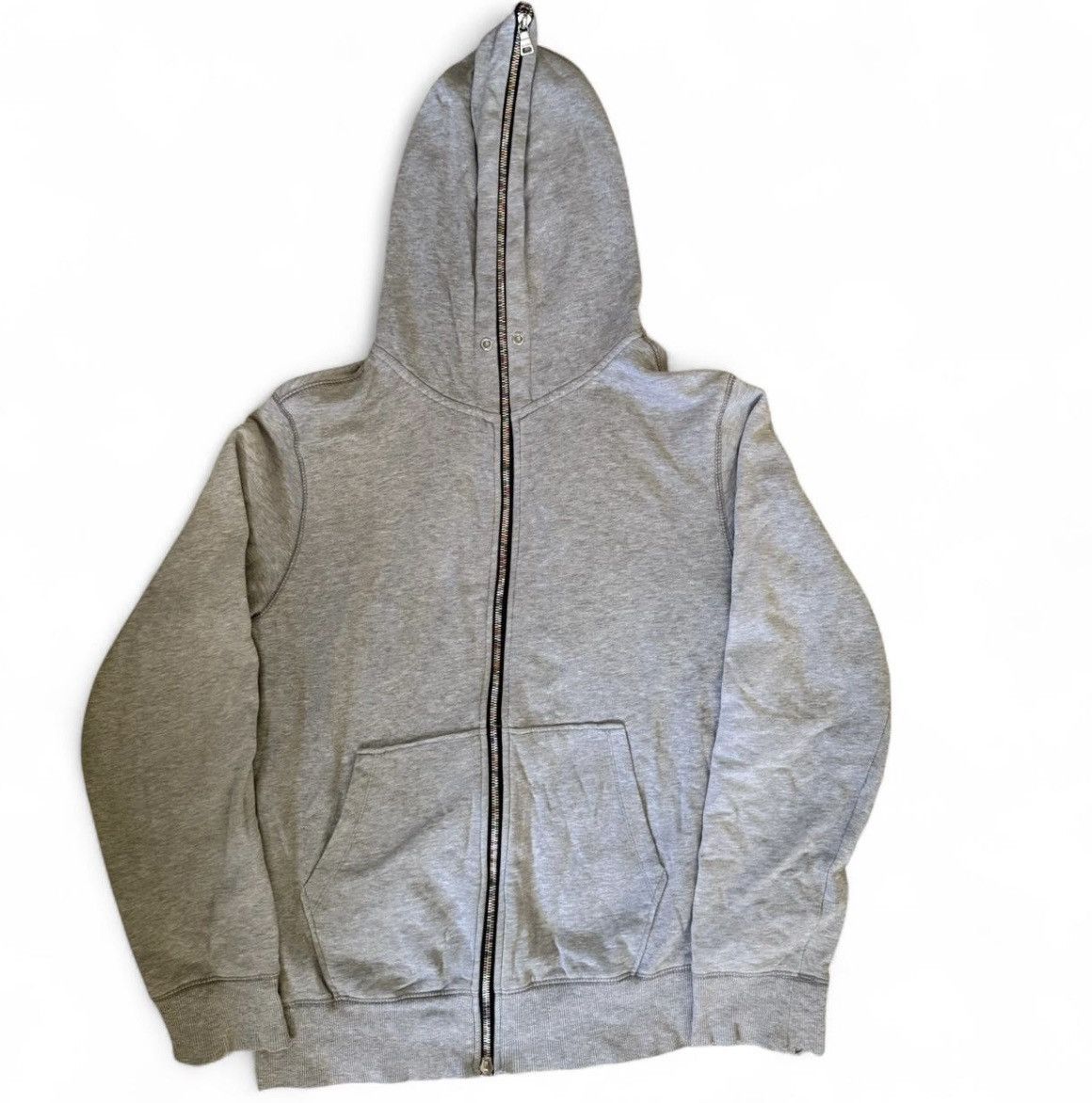 Japanese Brand Beams JAPAN grey rainbow mulitcolor full zip Size US M / EU 48-50 / 2 - 1 Thumbnail