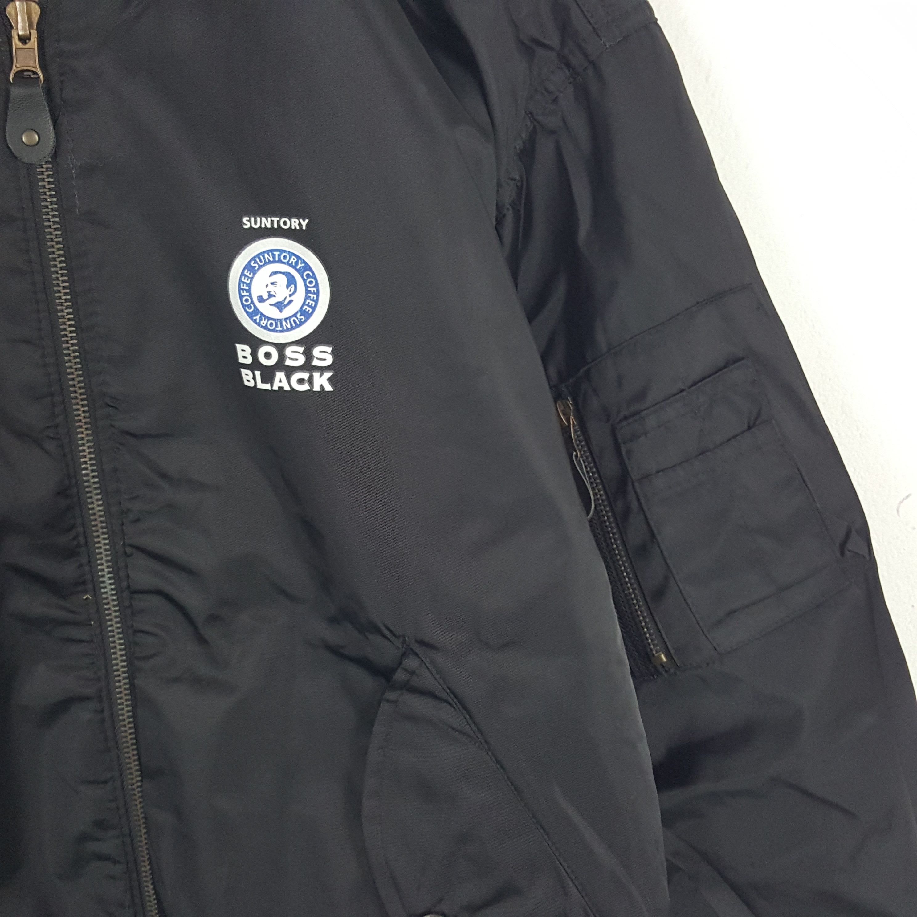 Japanese Brand × Vintage Vintage Suntory Coffee Boss Reversible Bomber Jacket Size US L / EU 52-54 / 3 - 11 Thumbnail