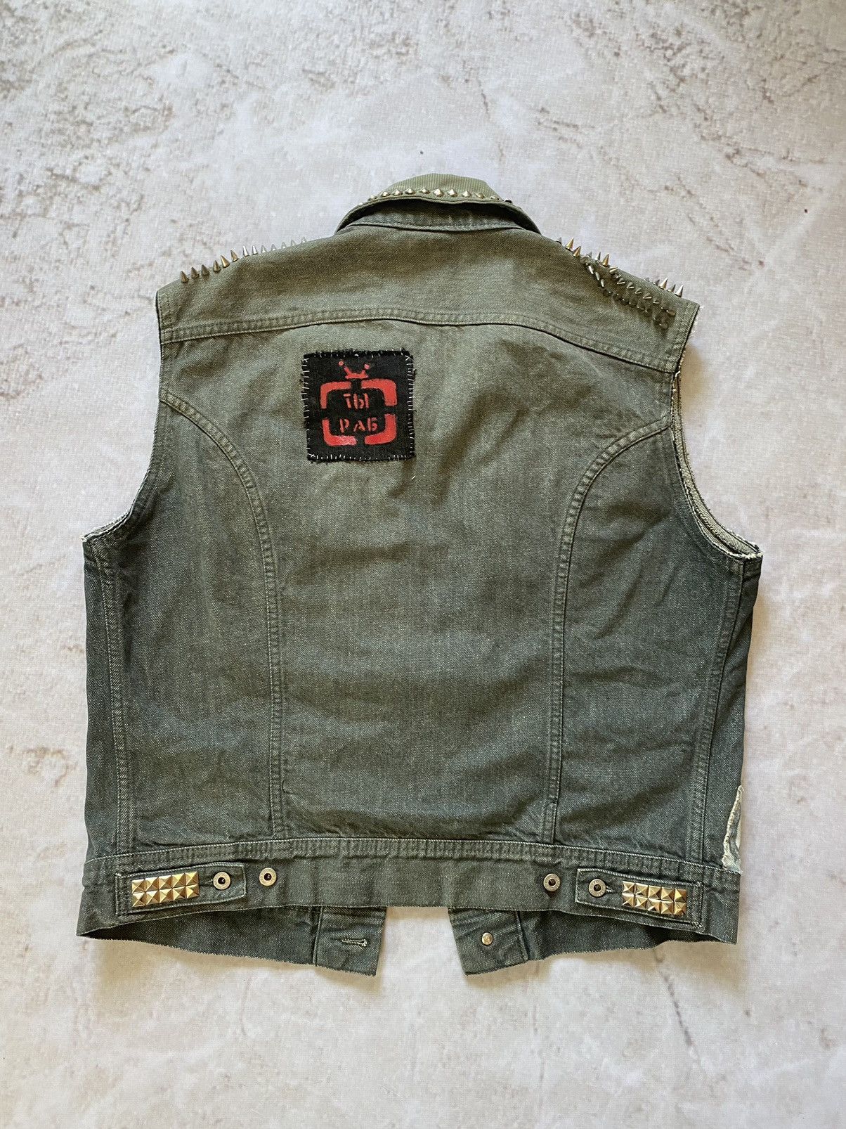 Diesel Punk Diesel Custom Made Denim Vest Size US M / EU 48-50 / 2 - 5 Thumbnail