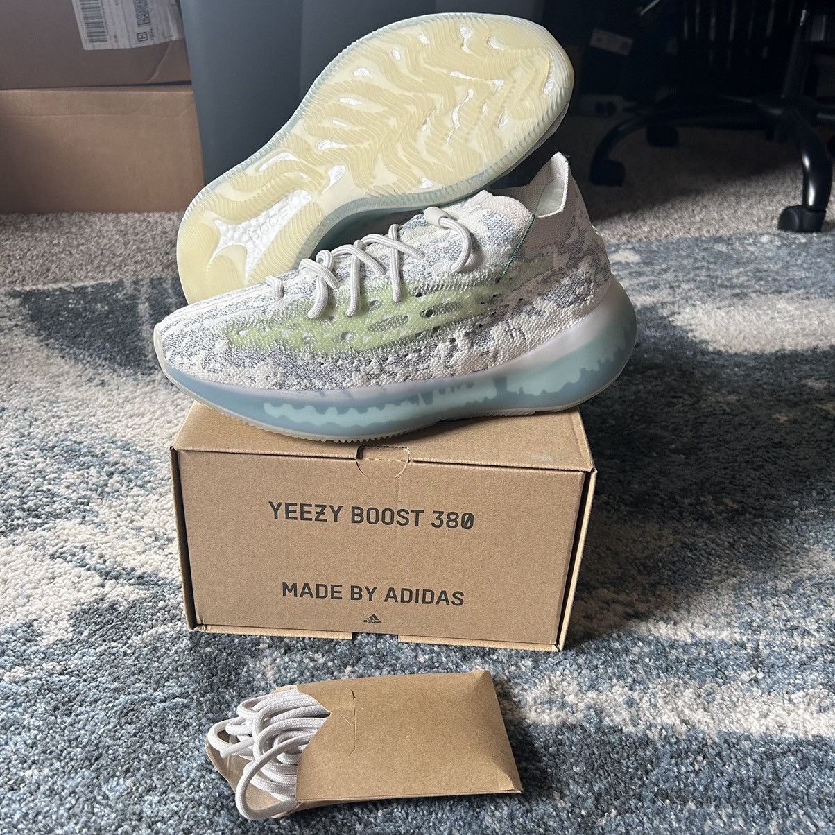 Adidas × Kanye West YEEZY BOOST 380 ALiEN BLUE REFLECTiVE GLOW GREEN PRiMEKNiT Size US 10 / EU 43 - 1 Thumbnail