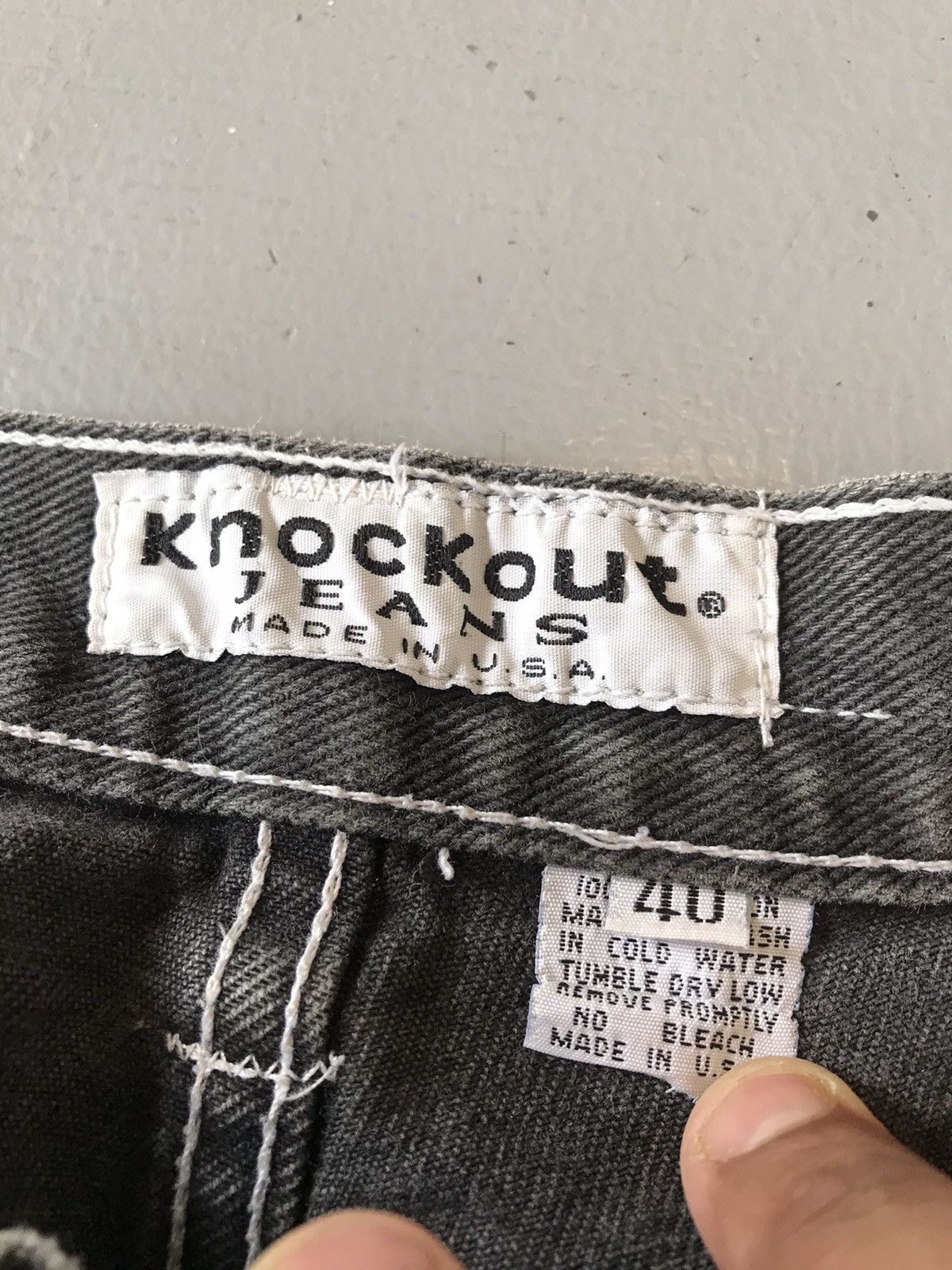 Vintage Vintage Knockout Denim Jorts Size US 40 / EU 56 - 8 Thumbnail