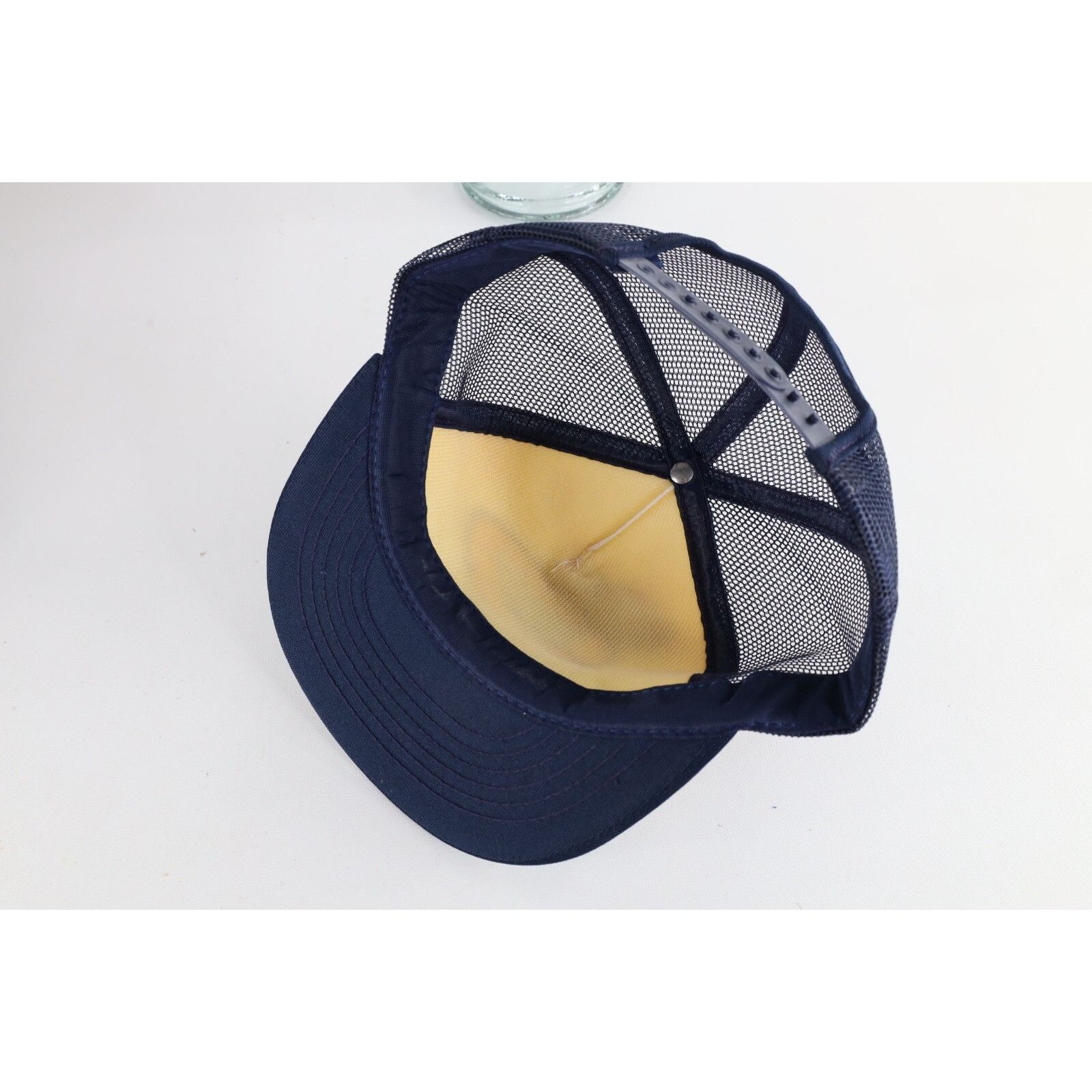Vintage Deadstock Vintage 80s Bandag Smiley Tire Co Trucker Hat Size ONE SIZE - 7 Thumbnail