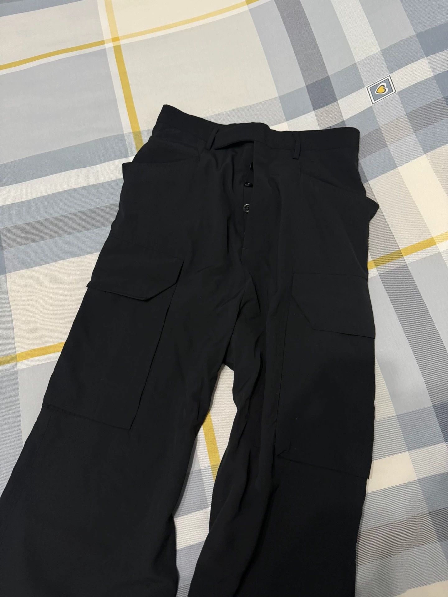 Rick Owens Rick Owens Women's Slick Cargo Pants Size 24" / US 00 / IT 34 - 2 Thumbnail