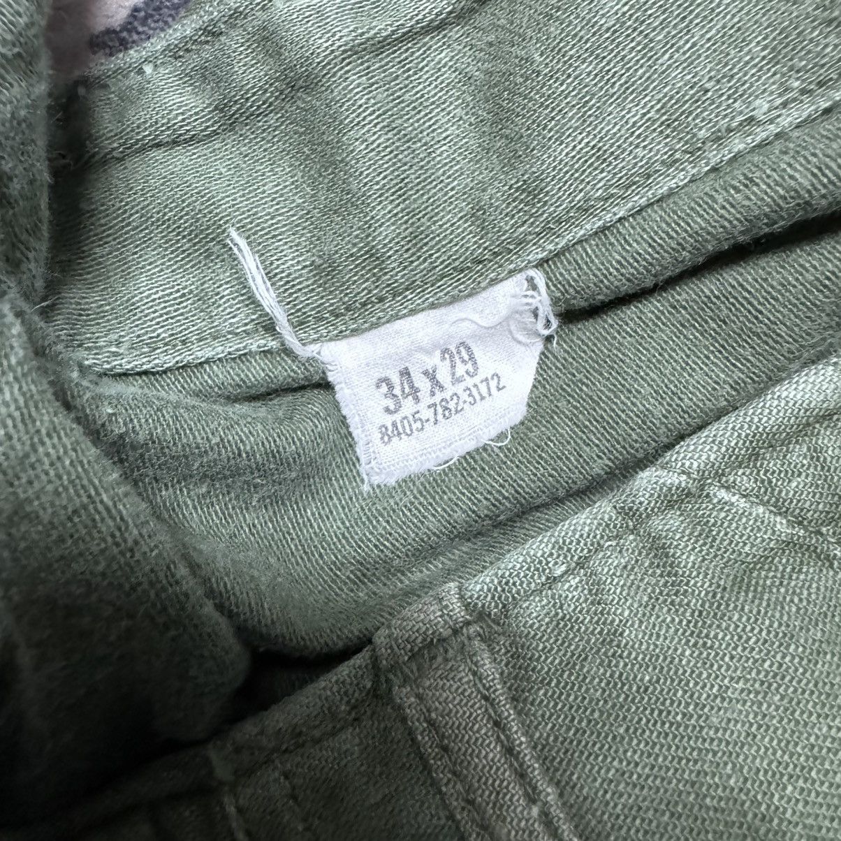Vintage Vintage 80s OG107 Us Army Fatigue Pants Repaired Size US 34 / EU 50 - 22 Thumbnail