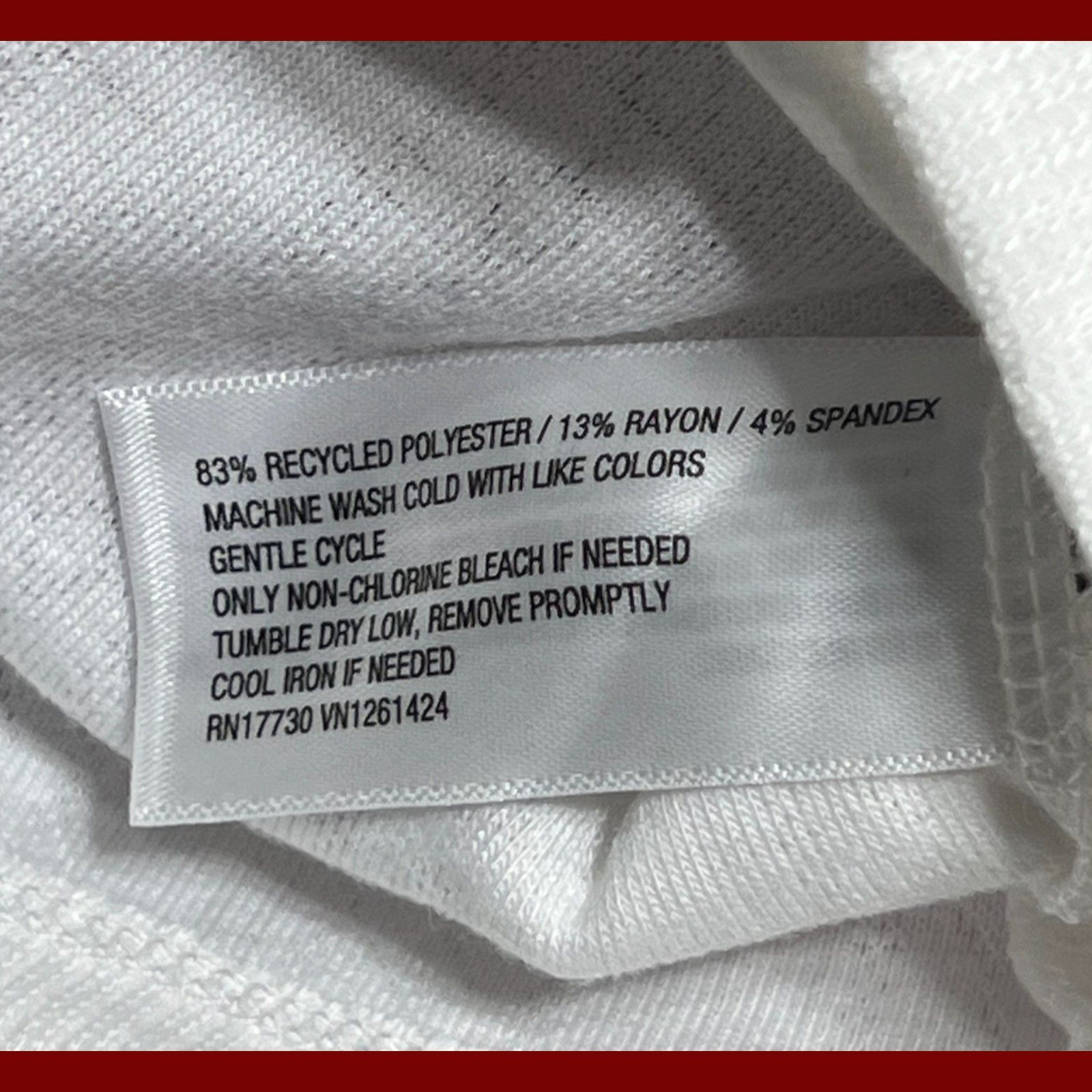 Other Wild Fable - Women's Long Sleeve Pointelle T-Shirt - White - Size XL / US 12-14 / IT 48-50 - 9 Thumbnail