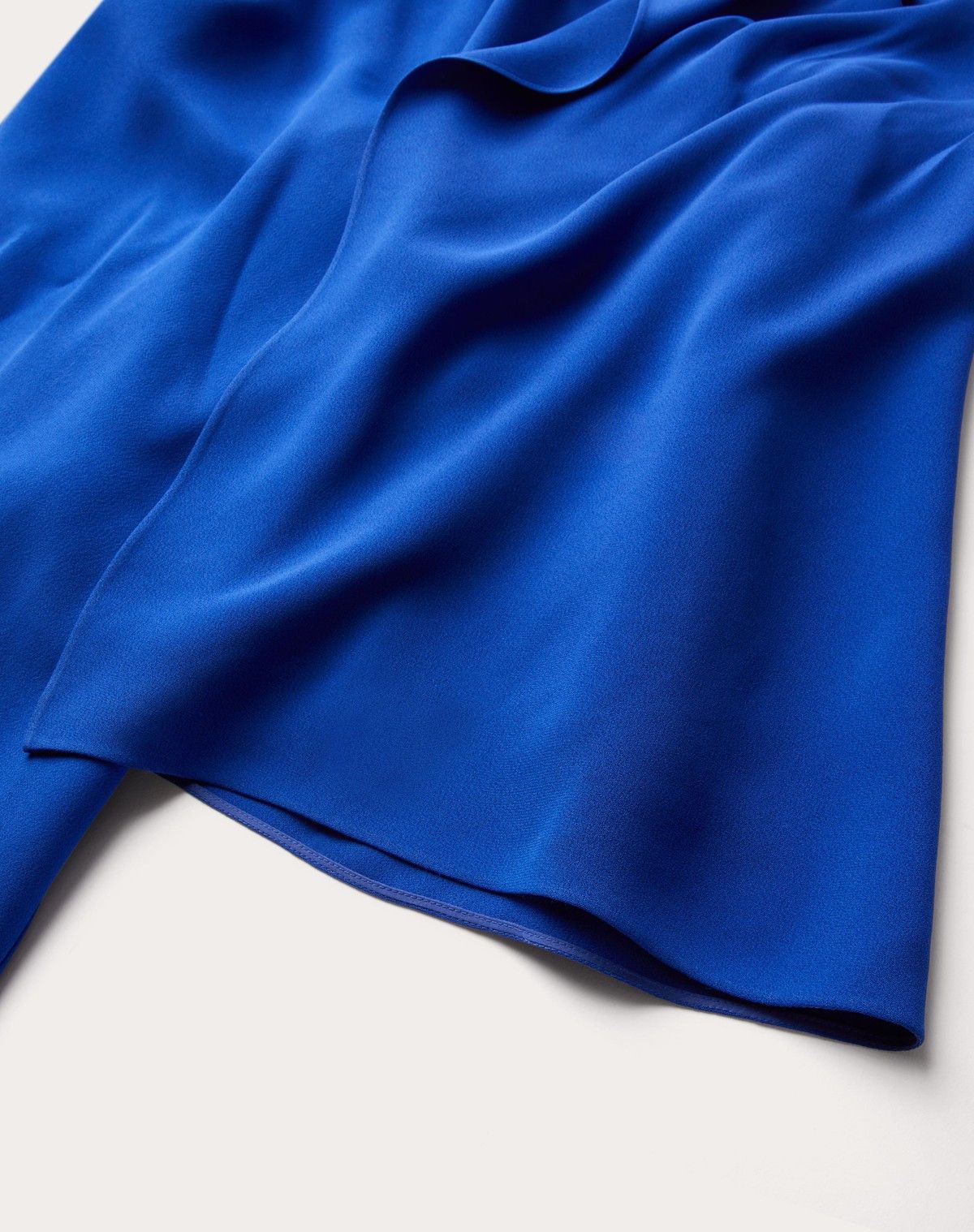 Valentino o1s1wg110525 Cady Couture Evening Dress in Blue Size M / US 6-8 / IT 42-44 - 5 Thumbnail