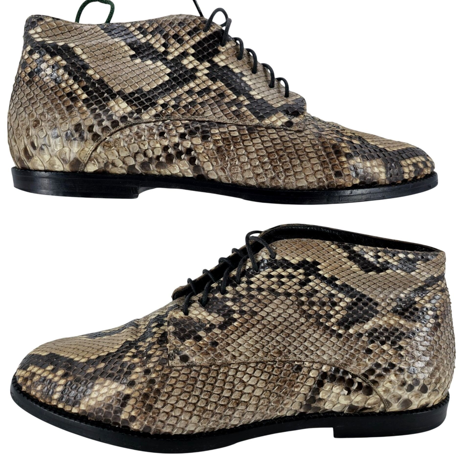 Carel Paris Carel Paris Italy Exotic Snakeskin Leather Ankle Chukka Boot Size US 6.5 / IT 36.5 - 2 Thumbnail