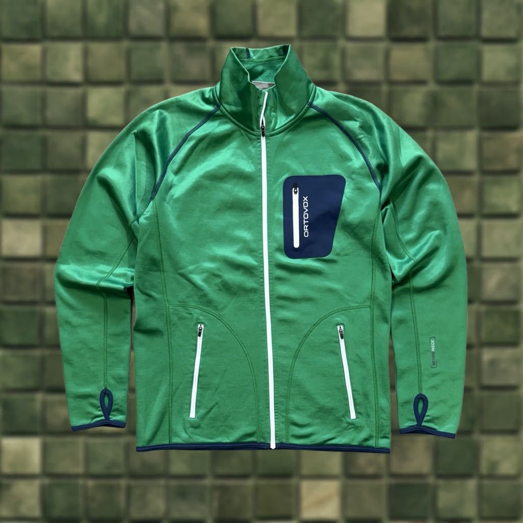 ORTOVOX Ortovox Merino Inside Fleece Jacket Mens Ski Touring Sweater Size L Green Mens Size US L / EU 52-54 / 3 - 1 Thumbnail