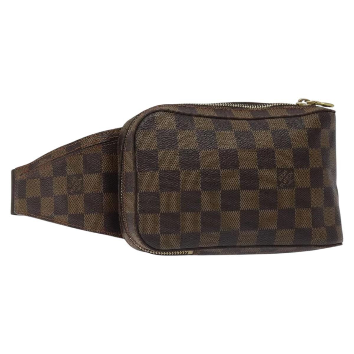 Louis Vuitton Damier Ebene Geronimos Shoulder Bag N51994 Lv Auth Mx086 in Damie Ebene, Women's