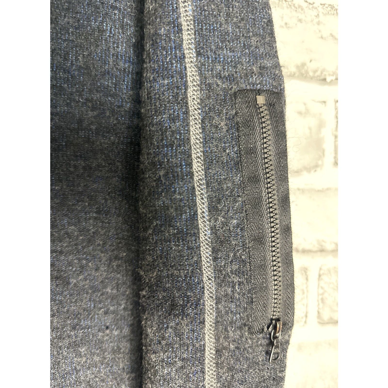 Vintage Kühl Chianti Fleece 1/4 Zip Pullover Mens M Blue Thumb Hole Wool Blend Regular Sweatshirt Mock Neck Zip Size US M / EU 48-50 / 2 - 3 Thumbnail