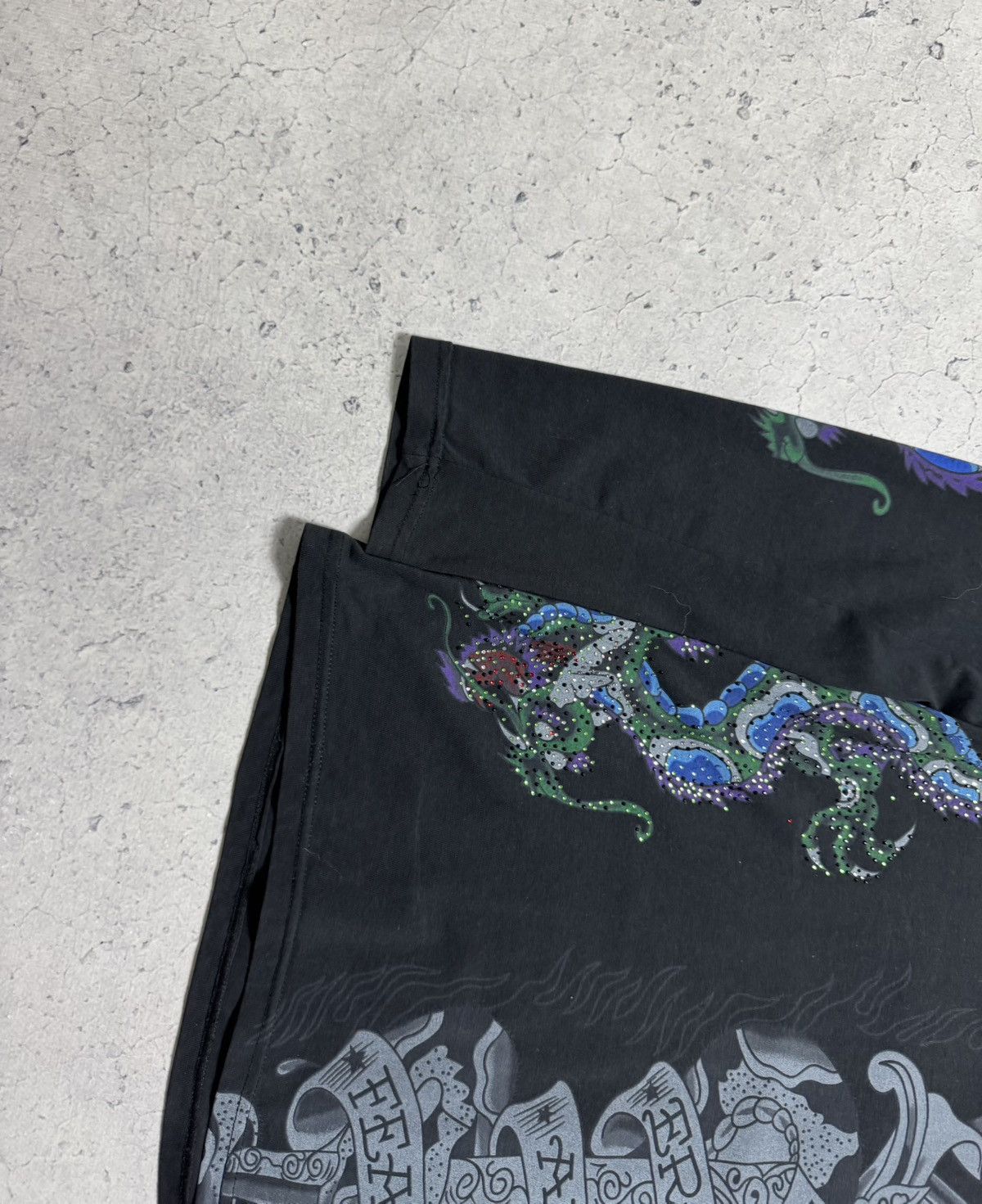 Ed Hardy Ed Hardy Christian Audigier Big Logo Over Print Longsleev Size US XS / EU 42 / 0 - 2 Thumbnail
