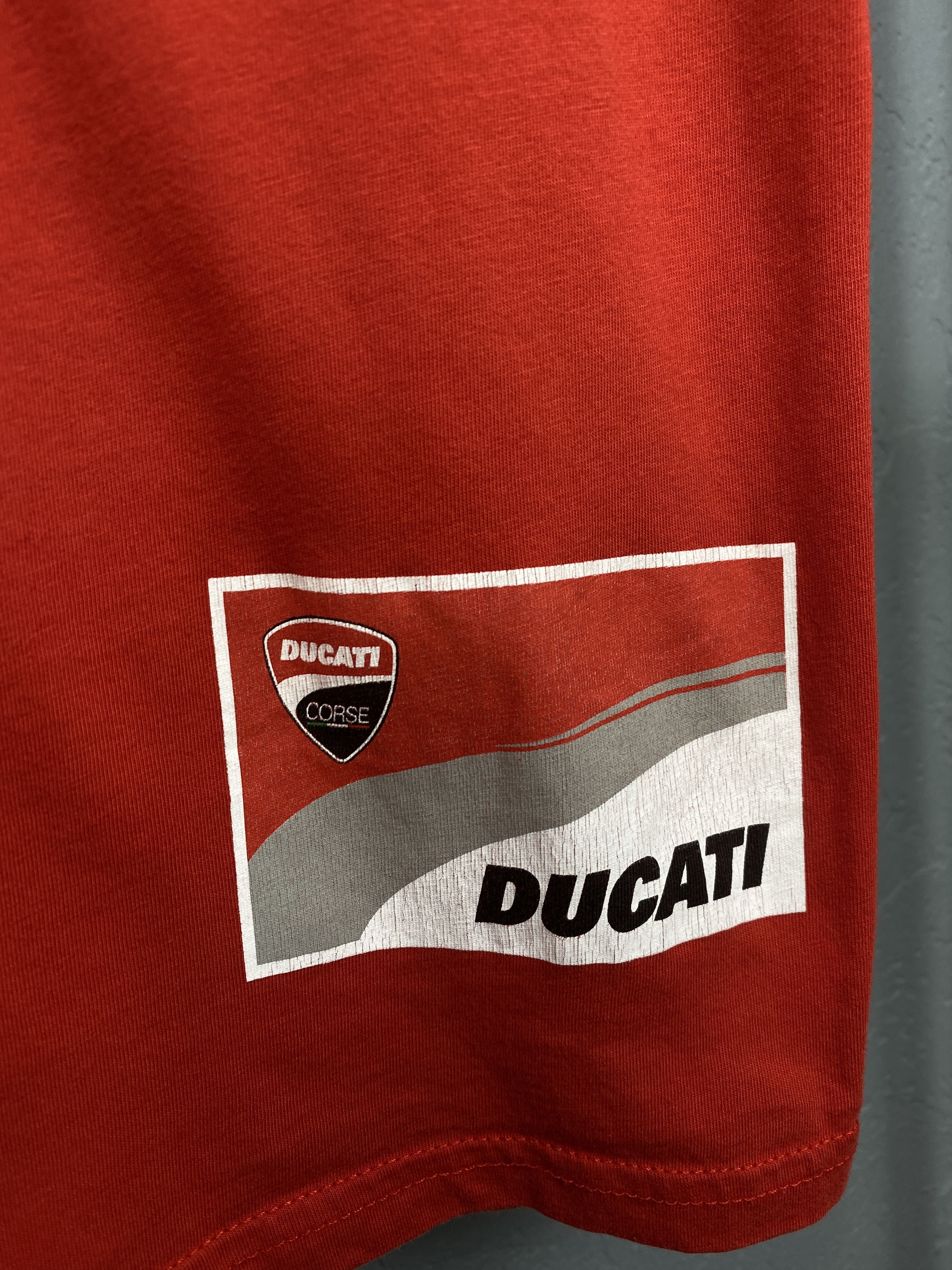 Ducati Ducati Corse Racing Team Vintage Mens Crew Neck T-Shirt Size US L / EU 52-54 / 3 - 3 Thumbnail
