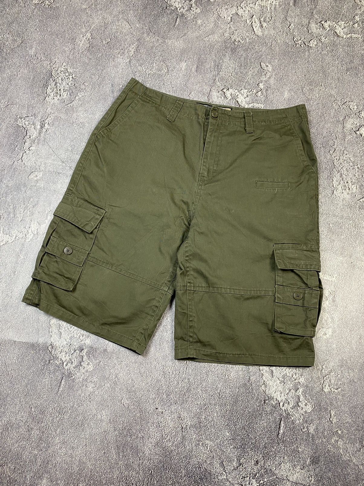 Southpole Y2K Southpole Baggy Khaki Cargo Shorts Rap 2000s Size US 40 / EU 56 - 2 Thumbnail