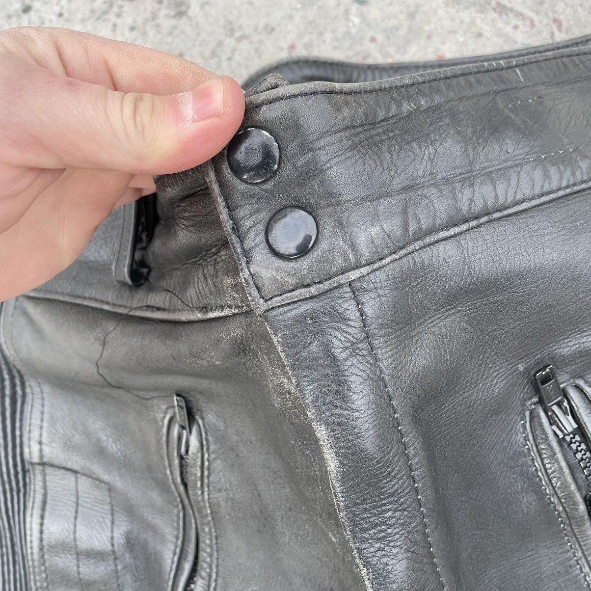 Other Vintage Moto Leather Pants 52 90s USA Hype Japanese Style Size US 33 - 4 Thumbnail
