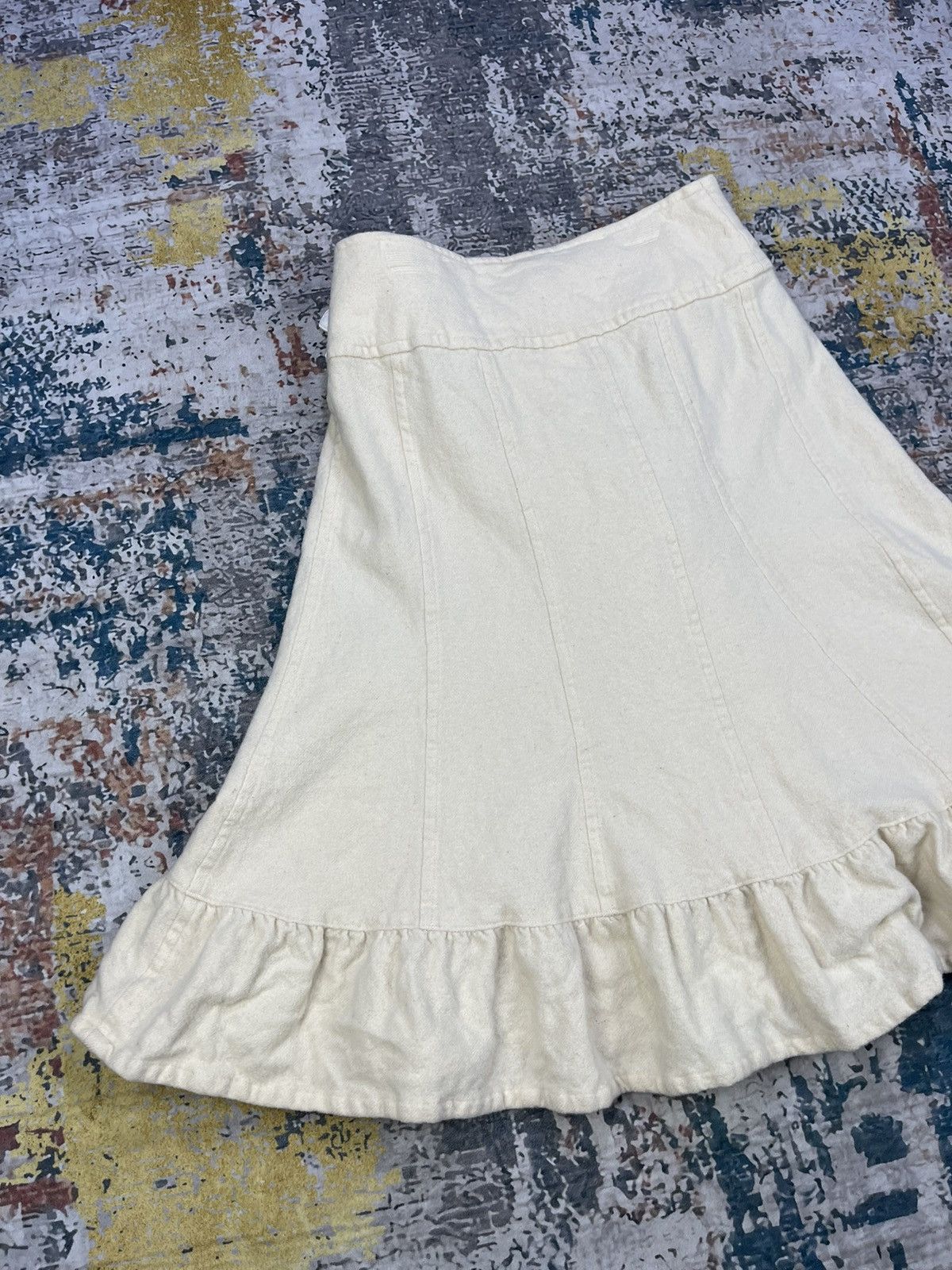 Tricot Comme des Garcons AD 2009 Tricot Comme Des Garcons Crepe Flared Skirt Size 28" / US 6 / IT 42 - 6 Thumbnail