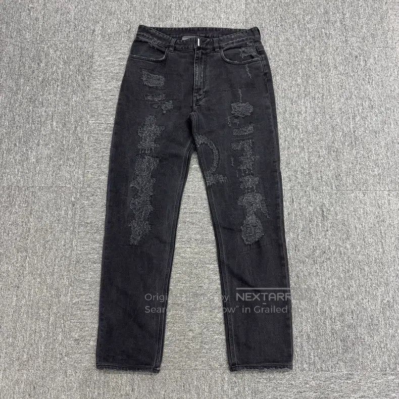 Givenchy Givenchy Distressed Destroyed Denim Pants Size US 31 - 1 Thumbnail