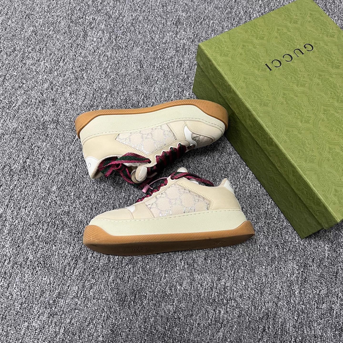 Gucci Gucci Pudding Thick Sole Dirty Sneaker 36.5 99 NIB Size US 6 / IT 36 - 4 Thumbnail
