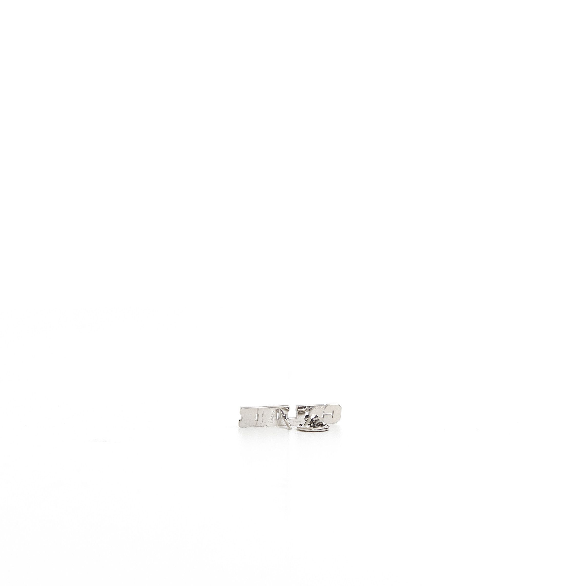 Celine Université Pin In Sterling Sliver With Rhodium Finish Size ONE SIZE - 4 Thumbnail