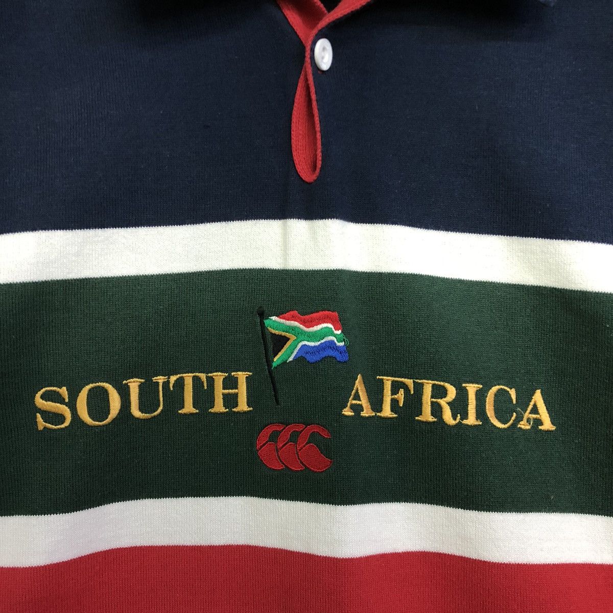 Canterbury of New Zealand Canterbury Of The New Zealand South Africa Polo Rugby Shirt Size US L / EU 52-54 / 3 - 3 Thumbnail